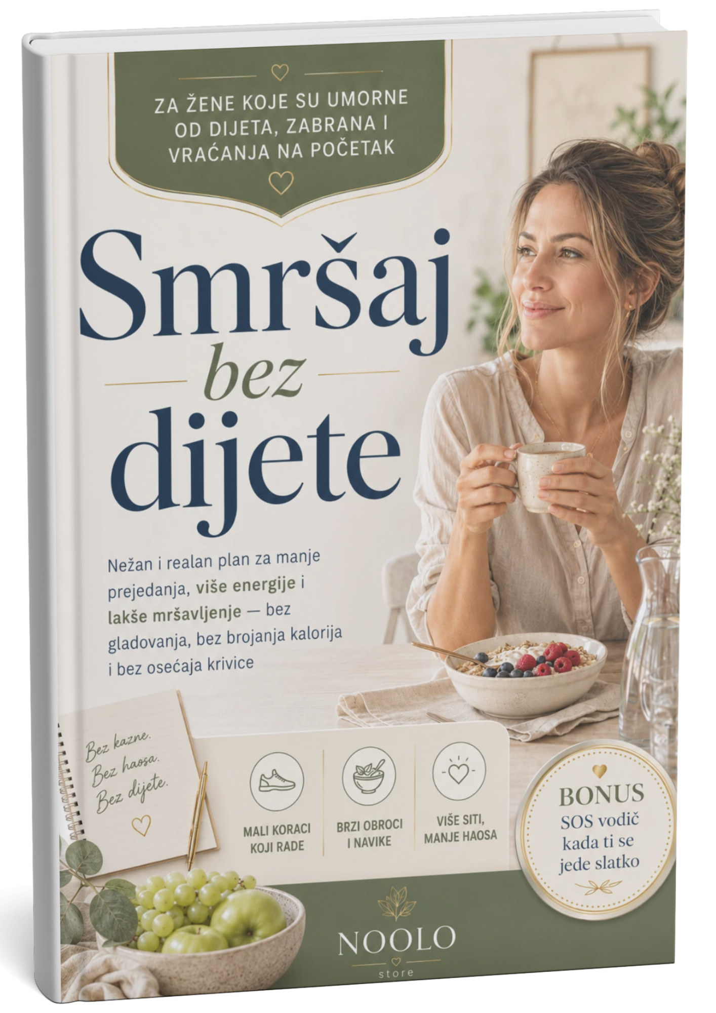 Smršaj bez dijete — bez gladovanja, bez haosa, bez vraćanja na početak.
